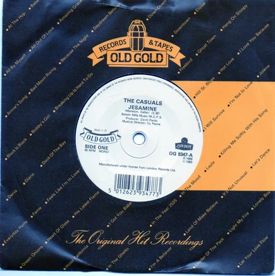 £1.50 • Buy CASUALS JESAMINE  HONEYBUS I CAN'T LET MAGGIE GO  UK REISSUE 7  45rpm  VERY GOOD