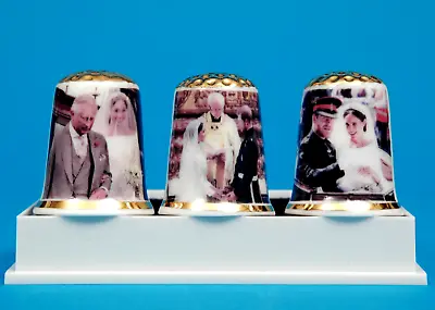 £7.99 • Buy Special Offer Prince Harry & Meghan Royal Wedding 2018  Set Of 3 Thimbles B/118