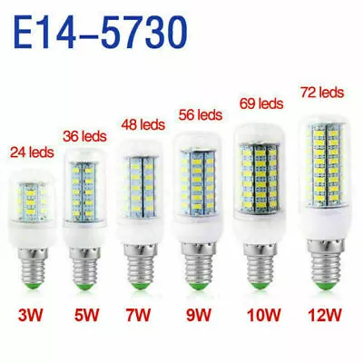 4 PACK LED Light Bulb E27 B22 E14 G9 GU10 SMD5730 High Bright LED Corn Bulb Lamp • $15.39