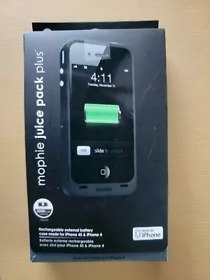 Mophie Juice Pack Plus Rechargeable External Batter Case Made For IPhone 4S And  • $7.99