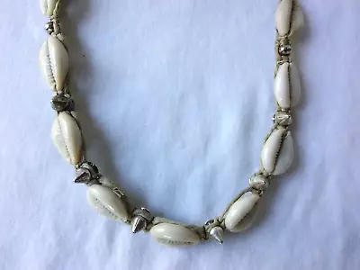 Surfer Hippie Cowrie Shell Hemp Surfer Punk Goth Necklace  17  USA Seller New • $9.99