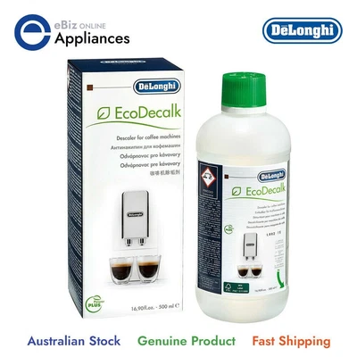 $35.90 • Buy DeLonghi EcoDecalk, Natural Descaler For All Coffee Machines 500ML DLSC500