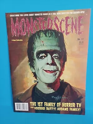 MONSTERSCENE #11  FRANKENSTEIN DRACULA FAMOUS MONSTERS BASIL GOGOs ART • $15.99