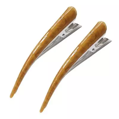 2 Pack Large Metal Beak Duckbill Alligator Clips For Thick Or Heavy Hair High... • $18.06