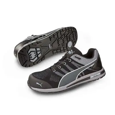 $146.10 • Buy Puma Safety Range Elevate Knit Black/Grey Work Shoe (643167)