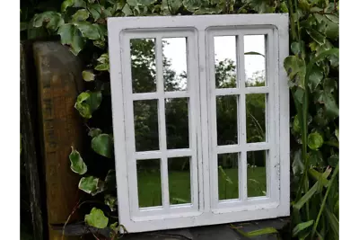 Rustic Window Style Mirror Garden Mirror Industrial Mirror 3044 • £38.99