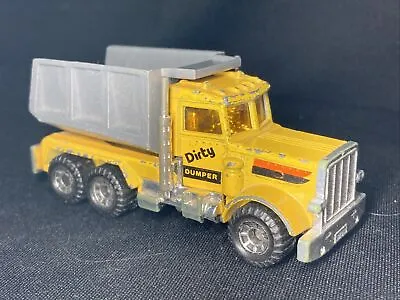 MATCHBOX - Peterbilt  Tipper Dump Truck - Yellow - 1981 - Loose Vehicle • $9.95