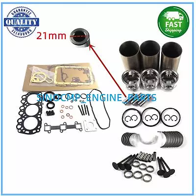 L3E L3E-61TG Engine Rebuild Kit / Gasket For Mitsubishi Volvo Piston Pin 21mm • $46.15