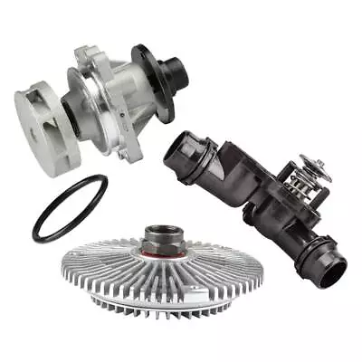For 1998-2006 BMW E46 E39 E38 Water Pump + Fan Clutch + Thermostat Assembly • $126.99