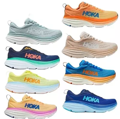 Hoka One One Bondi 8 Sneakers Athletic Running Shoes Women Men Trainers Gym~ • $79