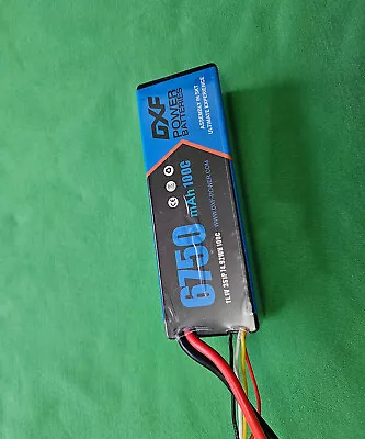 Dxf 6750 MAh 100c Hard Case 3s 3 Cell Lipo Battery • £25