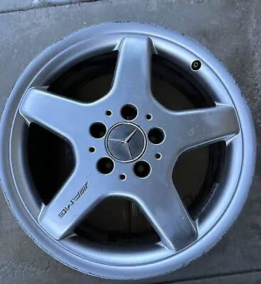 1998-2004 MERCEDES SLK R170 CLK W208 Front AMG WHEEL RIM 5 SPOKE 17X7.5 W/ CAP • $80