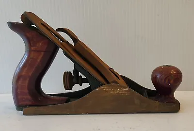 Antique Vintage Cast Iron 9  Wood Working Plane Old Planer Unbranded  • $21.95