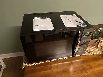 Emerson 1.2 CU. FT. 1100W Griller Microwave Oven W/Touch Control Stainless/blk • $74