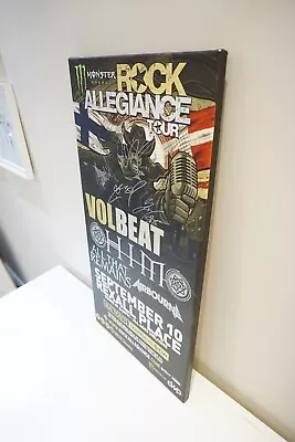 Volbeat Signed Concert / Promo / Event Poster Canvas Print Official Radio • $365.77