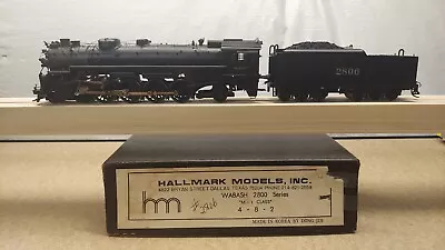 HO Scale Brass Hallmark Models Wabash 2800 Series  M-1 Class  4-8-2 Dcc/Sound • $157.50