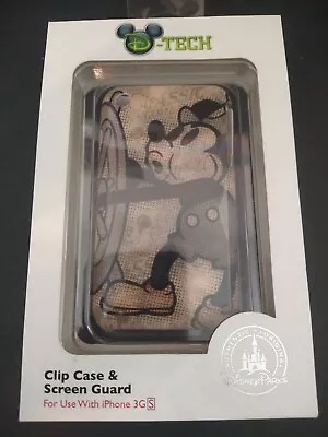 NIB Disney Parks Mickey Steamboat Willie D-Tech 3GS IPhone Case & Screen Guard  • $6.49