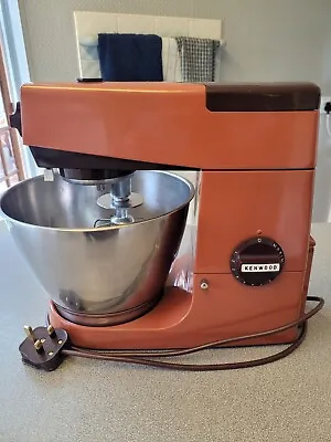 Kenwood Chef A701A Copper Brown With Brown Trim Fully Restored/PAT Test + • £220