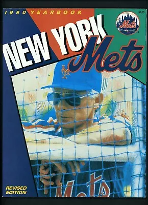 1990 New York Mets Yearbook Revised Edition Bud Harrelson • $9.98