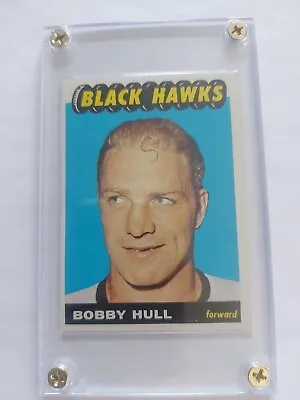 T.c.g. 1965 Card Of Bobby Hull!!! Hof!! Amazing Shape!!! Read Description. • $127.45