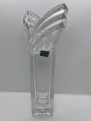 MIKASA Germany Crystal V-Flute Vase • $24.99