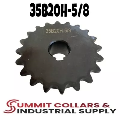 #35 Roller Chain Sprocket B Type 5/8  Bore Hardened  20 Tooth 35B20H-5/8 • $7.99
