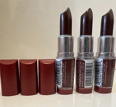 Cherry Brown (3-pack) Maybelline Moisture Extreme Lipstick F360 • $44.99