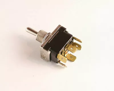 5x 6A-125VAC 3A-250VAC DPDT One Sided Momentary Toggle Switch On - Off- (On) • $24.99