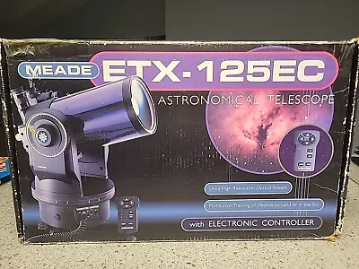 Meade ETX-125EC Astronomical Reflector Telescope - Open/Original Box With Extras • $799.97