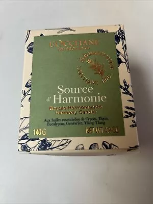 L'Occitane Source D' Harmonie Relaxing Candle 4.9 OZ /140g- NEW In Box • $29.99
