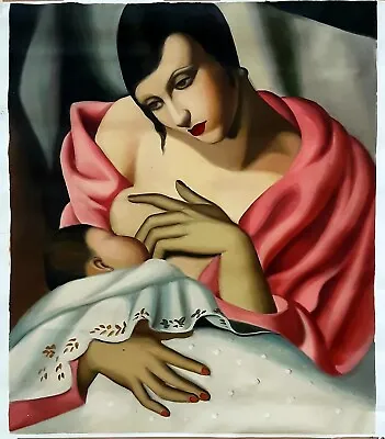 Lempicka Tamara. Replica. Oil On Canvas. Approx 50x60 Cm. • £85.62