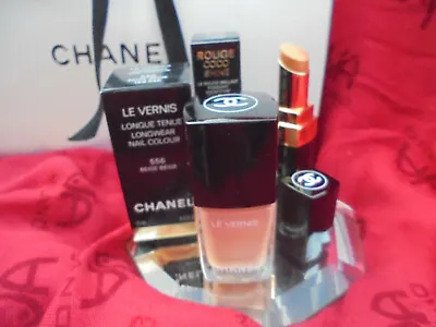 Chanel Makeup Lipstick + Nail Polish Noble Natural Gold Tones Gift Box  • £94.38