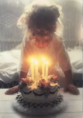 Marcel Schurman- Birthday- Girl Blowing Out Candles On The Cake • $3.99