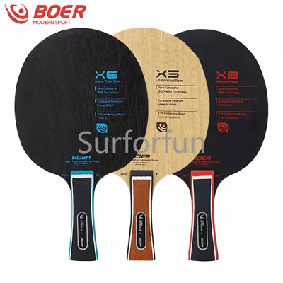 BOER X3 X5 X6 Table Tennis Racket Blade Ping Pong Paddle Bat For Training  • $33.99