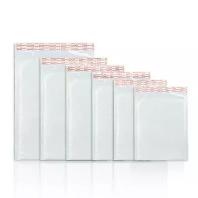 All SIZE POLY BUBBLE MAILERS Self Seal PADDED ENVELOPES Opaque Shipping Bags • $15.53