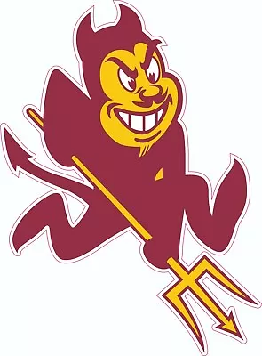 Arizona Sun Devils Sparky Inspired Full Size Football Helmet Decals • $26