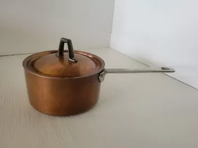 Vintage Paul Revere Copper Sauce Pan With Lid Cooking Pot • $40