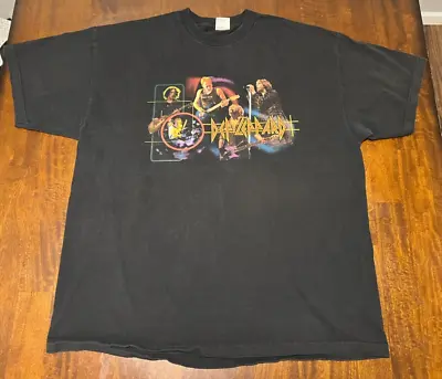 Vintage Original 2000 Def Leppard Euphoria Tour Concert Band T-Shirt | Men's XXL • $40.99