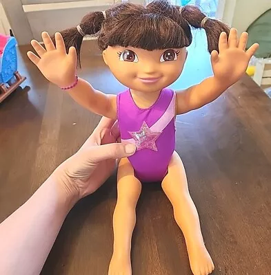 Dora The Explorer 16” Fantastic Gymnastic Talking Dora Doll Fisher-Price Gymnast • $39.99