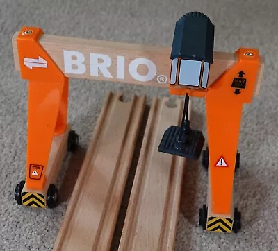 BRIO 33732 Rolling GANTRY CRANE For Thomas And Friends Wooden Railway Train Set • £11.99