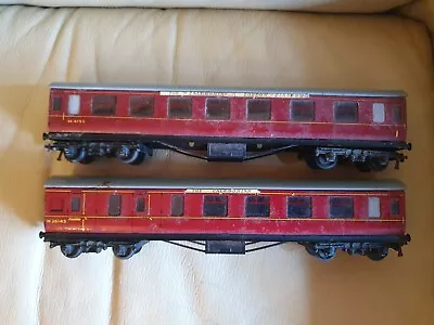 2 Hornby Dublo M26143 And M4193 The Caledonian Carriage Coaches LOT Toy  • £11.99