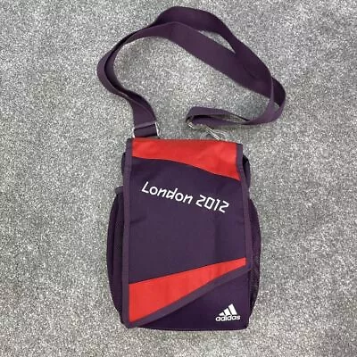 Adidas X London 2012 Olympics Handbag Purple Satchel Shoulder Bag Travel • £16.99