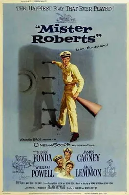 69943 Mister Roberts Movie Henry Fonda James Cagney Wall 36x24 POSTER Print • £25.02