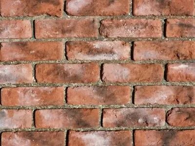 £32 • Buy Brick Slips Brick Tiles Real Brick Effect Wall Decor Red Terracotta
