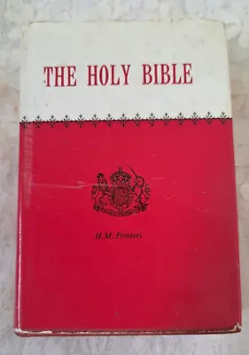 The Holy Bible - HM Printers - Hardback Published 1952 - Eyre & Spottiswoode • £20