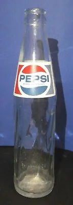 RARE VINTAGE PEPSI COLA GLASS BOTTLE 260 Grams. 1970s Greece...No#2 • $30.92