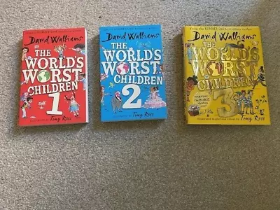 David Walliams Worlds Worst Children Book Set • £8