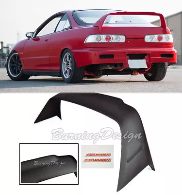 For 94-01 Integra 2DR DC2 ABS Rear Trunk MUGEN Gen 1 Spoiler Wing W/ Red Emblem • $179.98