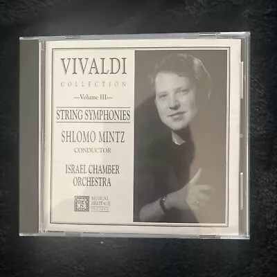 Shlomo Mintz Vivaldi String Symponies Vol III Musical Heritage Society CD  • $5