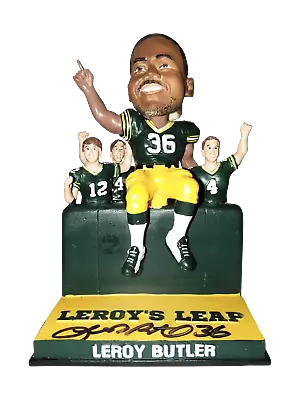 LeRoy Butler Green Bay Packers Lambeau Leap Bobblehead NFL Football Signed • $199.99